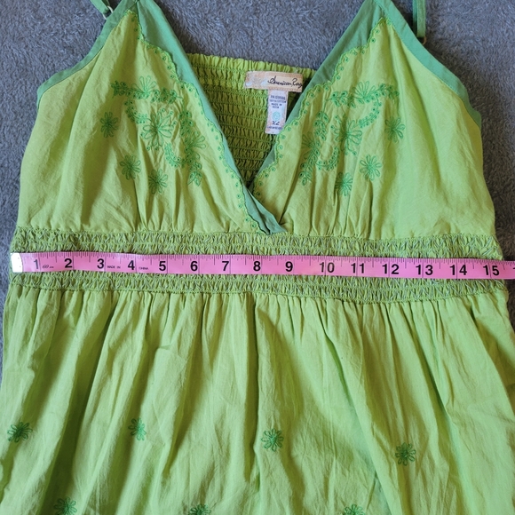 green y2k baby doll milk maid top - Picture 4 of 5